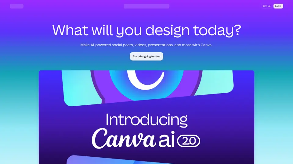 Canva homepage, 1 Jul 2026