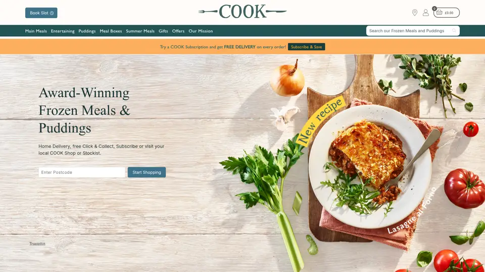 COOK homepage, 18 Jun 2026