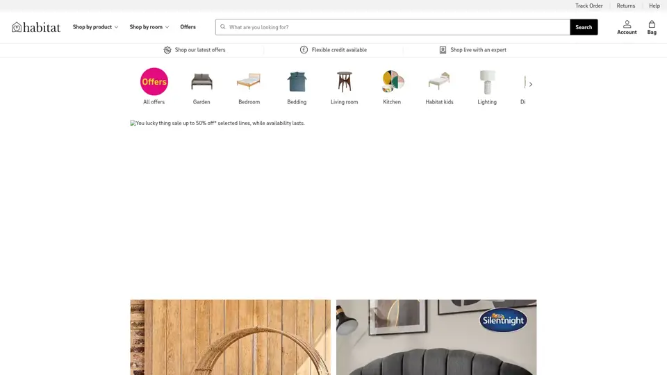 Habitat homepage, 1 Jul 2025