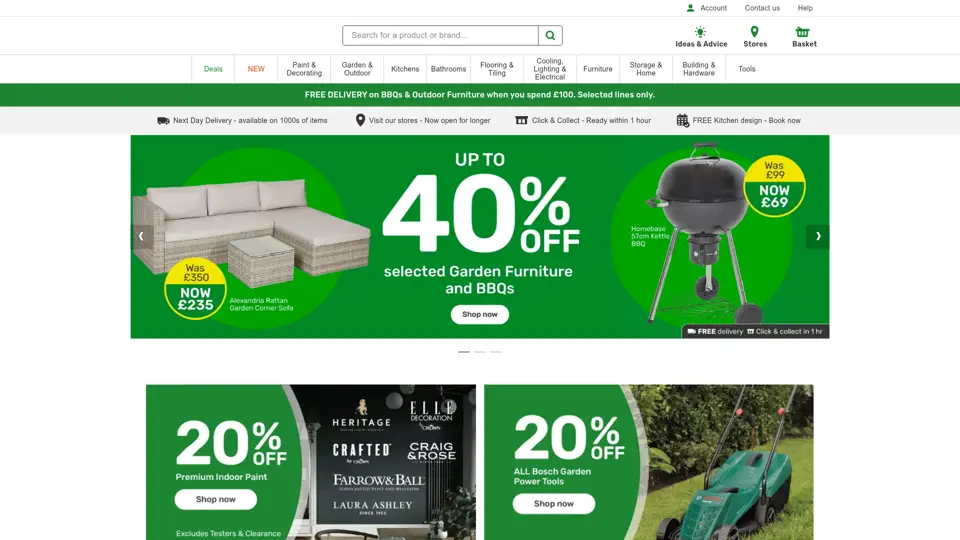Homebase homepage, 2 Jul 2024