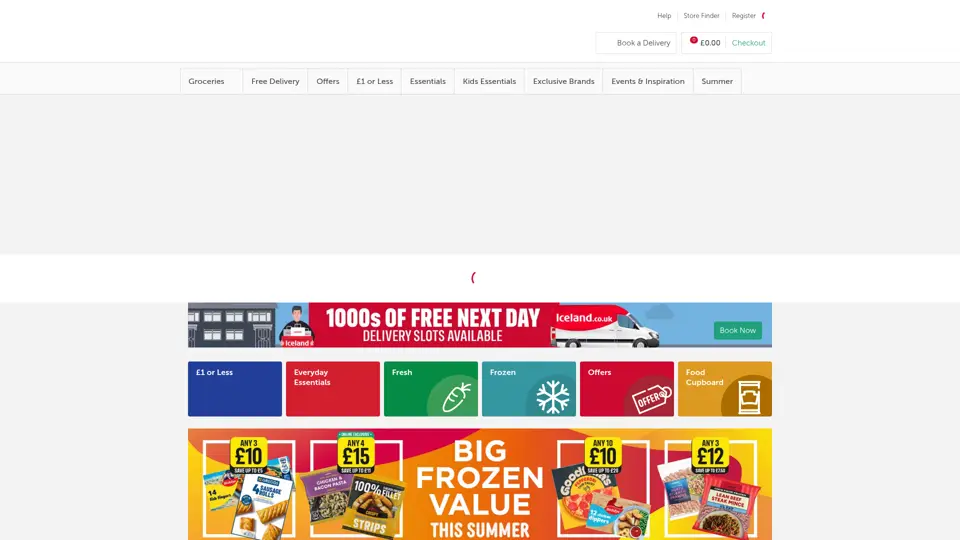 Iceland homepage, 3 Jul 2026