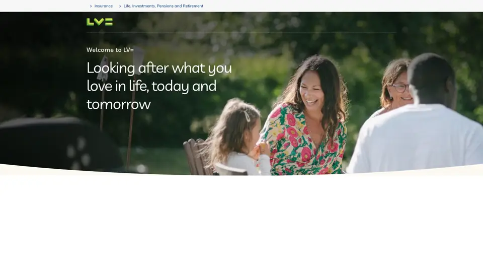 LV= homepage, 17 Jun 2026