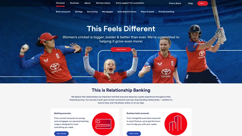 Metro Bank homepage, 22 Jun 2026