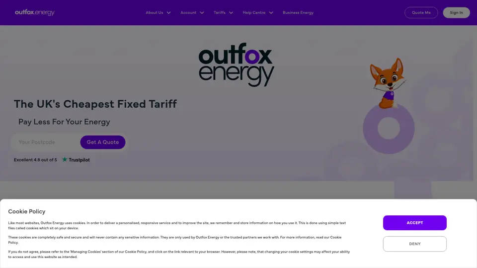 Outfox the Market homepage, 23 Feb 2026
