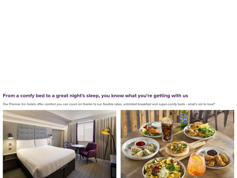 Premier Inn homepage, 16 Jun 2026